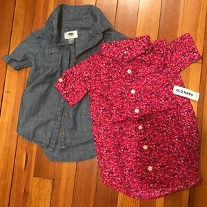 BUNDLE! Adorable Old Navy Shirt Dresses! One NWT!